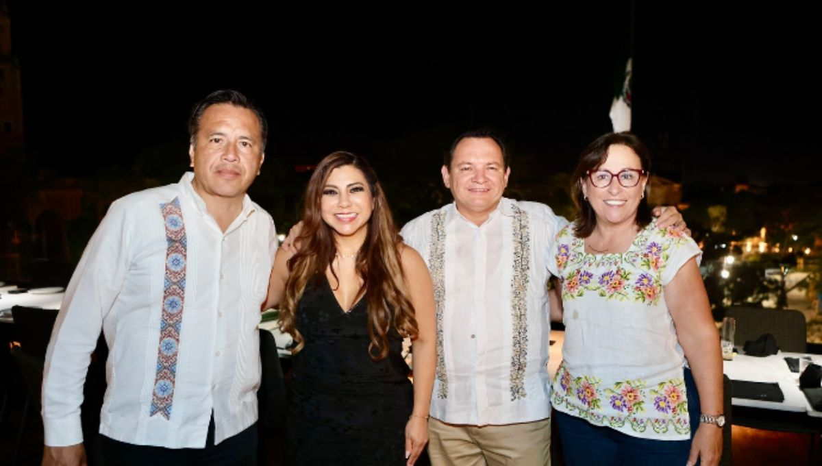 Huacho Diaz Mena recibe la visita de gobernadores de Veracruz, Tamaulipas, Colima y BCS