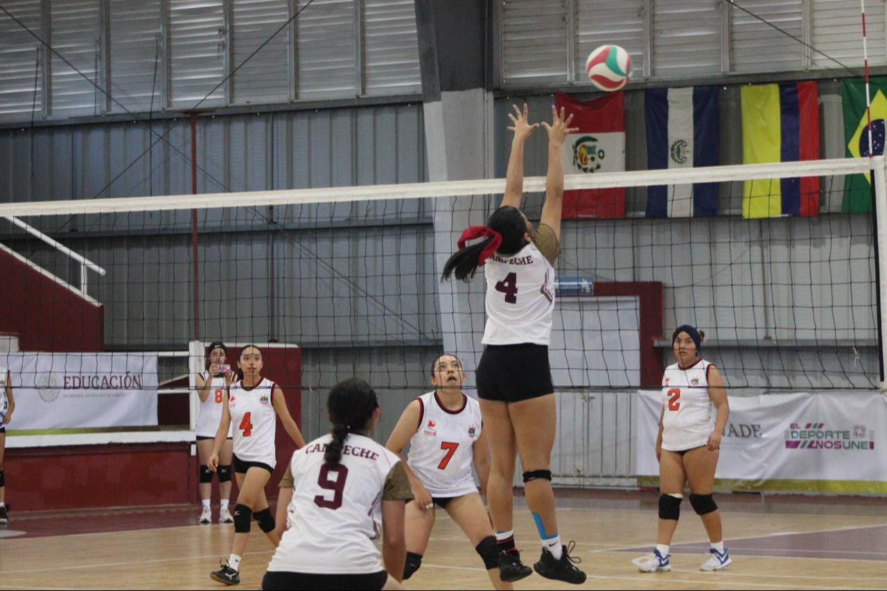 En volibol femenil, Campeche medalla de oro en Encuentro Indígena En volibol femenil, Campeche medalla de oro en Encuentro Indígena
