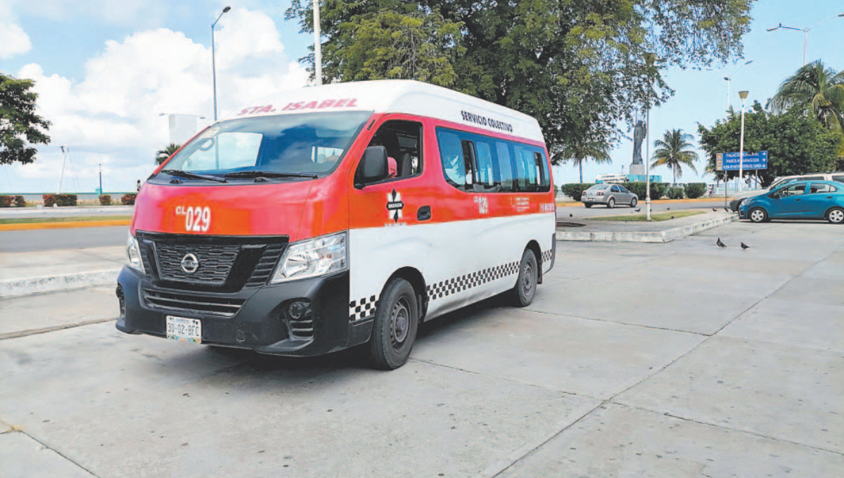 Agrupaciones de colectivos en Ciudad del Carmen sin cumplir con la ley 