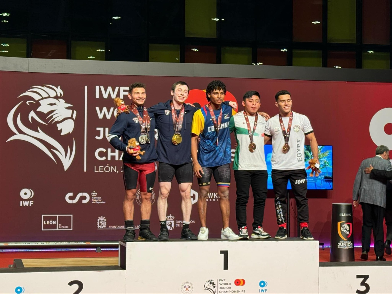 Levantó 150 kilogramos en envión, en la división de los 61 kilos Levantó 150 kilogramos en envión, en la división de los 61 kilos