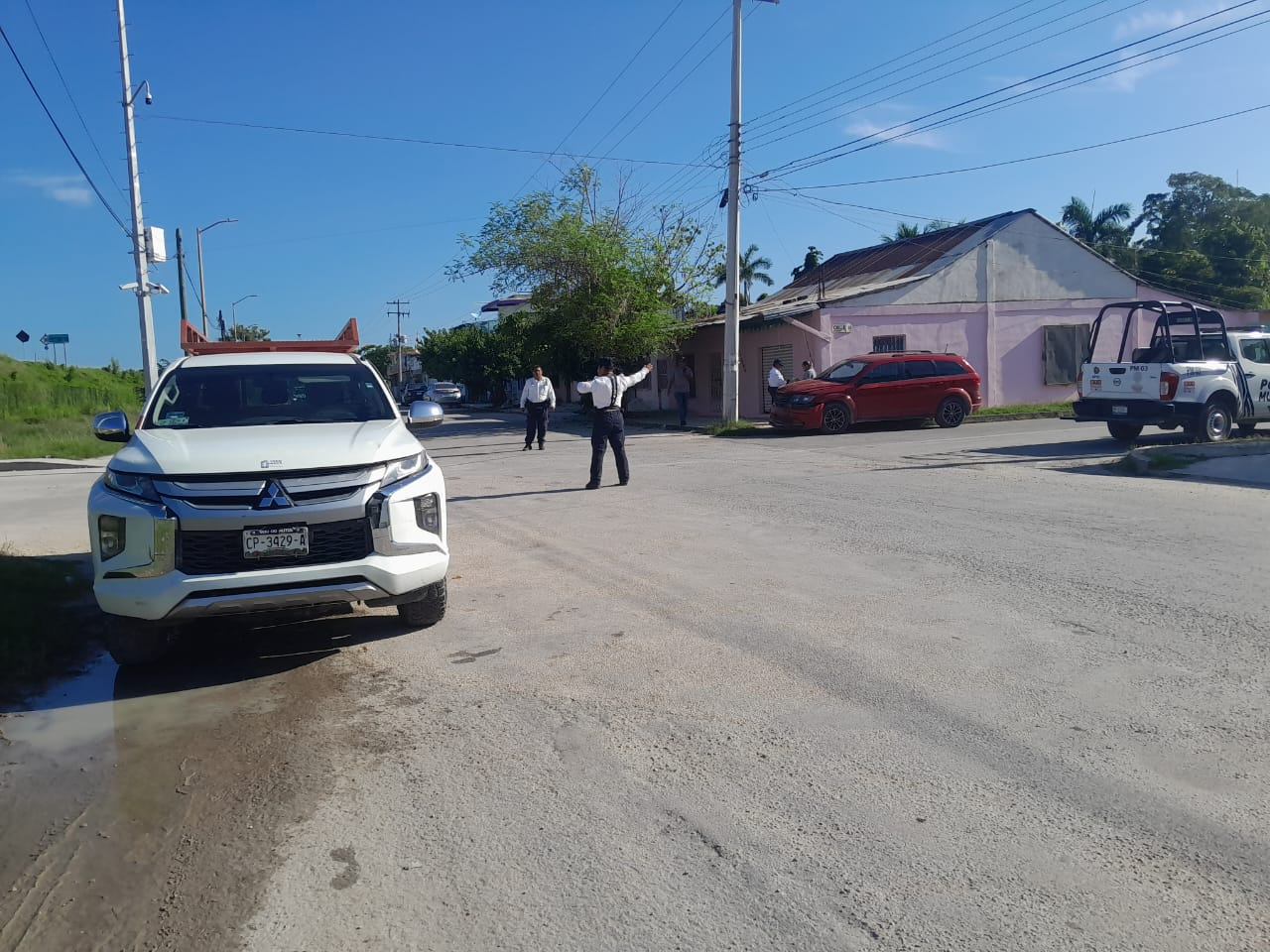 Afortunadamente, solo hubo daños materiales y nadie resultó lesionado Afortunadamente, solo hubo daños materiales y nadie resultó lesionado