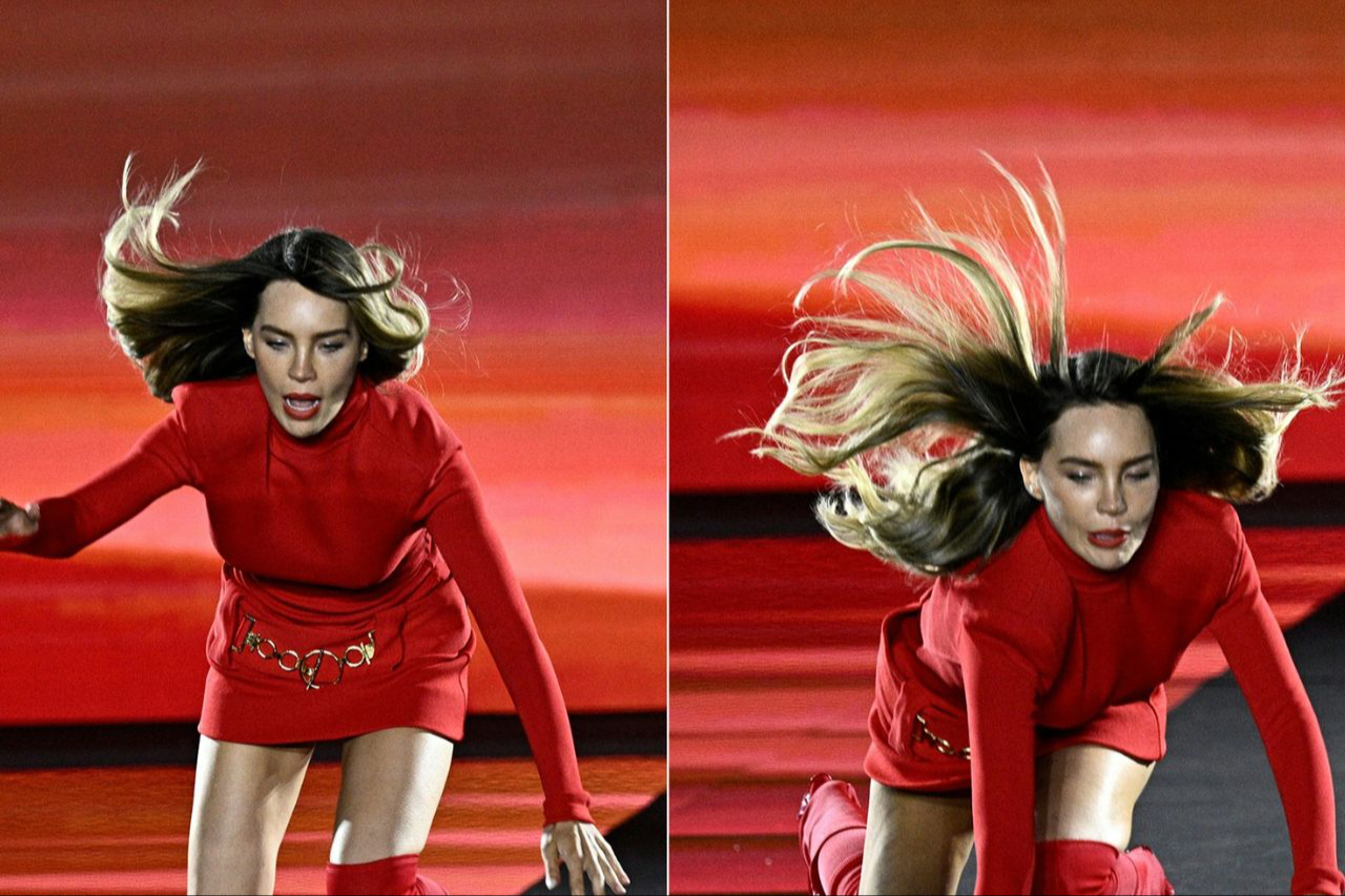 ¿Christian Nodal se burló del accidente de Belinda en pasarela de moda?
