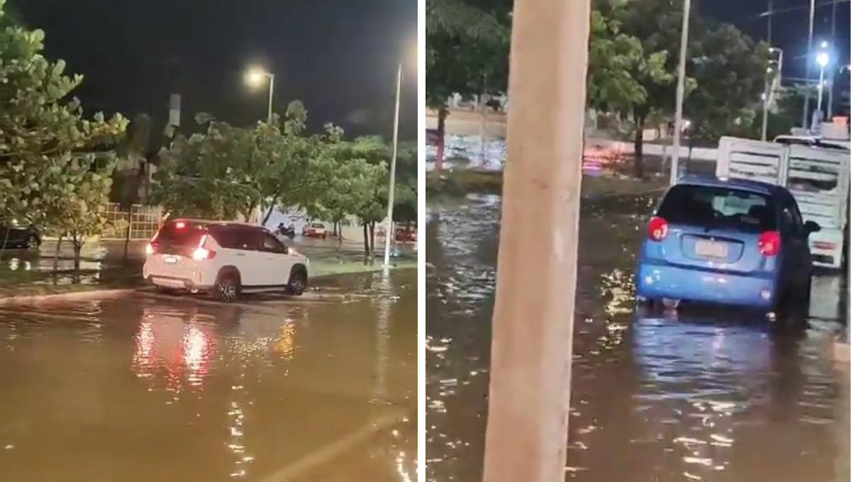 Inundación en la Avenida María Lavalle Urbina Inundación en la Avenida María Lavalle Urbina