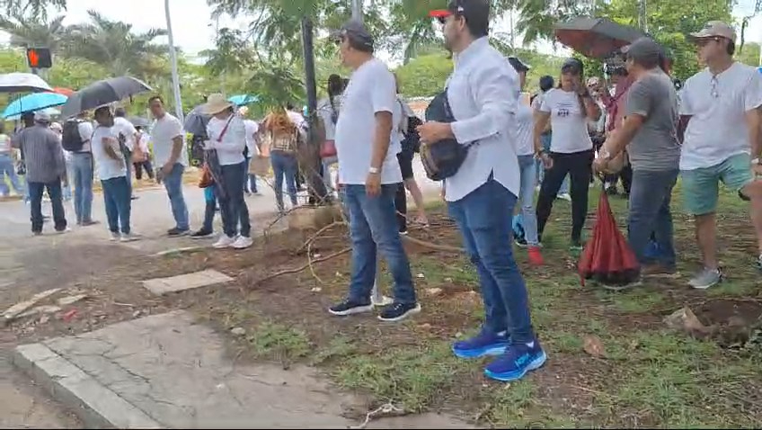 La protesta también abordó el temor de un mayor control gubernamental sobre el sistema judicial La protesta también abordó el temor de un mayor control gubernamental sobre el sistema judicial