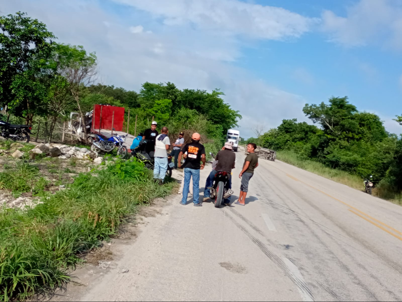 La Guardia Nacional acudió al lugar para acordonar el área y recoger evidencias La Guardia Nacional acudió al lugar para acordonar el área y recoger evidencias