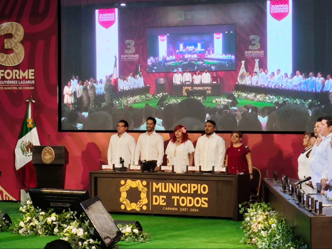 Layda Sansores San Román destacó que Andrés Manuel López Obrador puso a Campeche en el mapa de México y el mundo Layda Sansores San Román destacó que Andrés Manuel López Obrador puso a Campeche en el mapa de México y el mundo