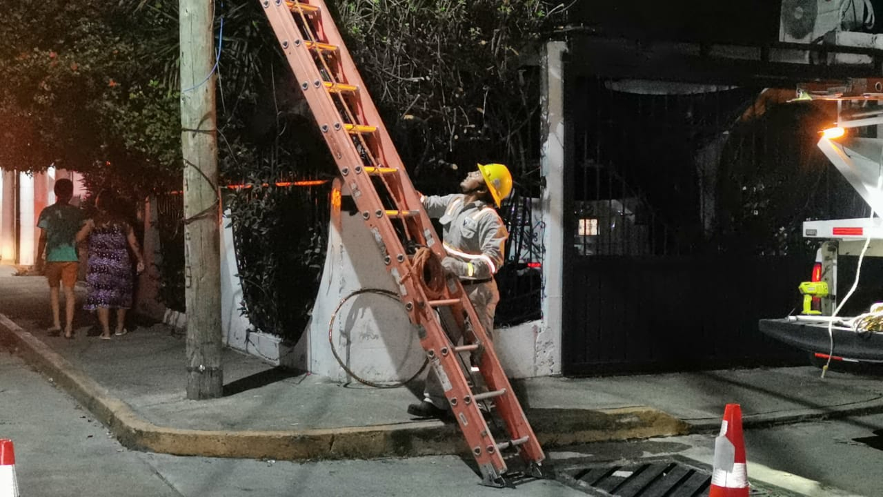  Fallas en el suministro de la electricidad en Carmen son una "llaga social", aseguran