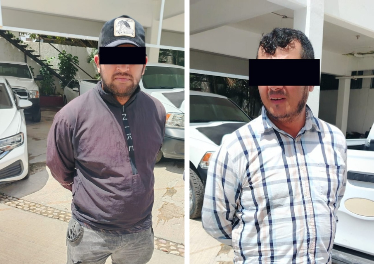Los sospechosos, aparentemente de origen colombiano, estaban amenazando y extorsionando a una mujer