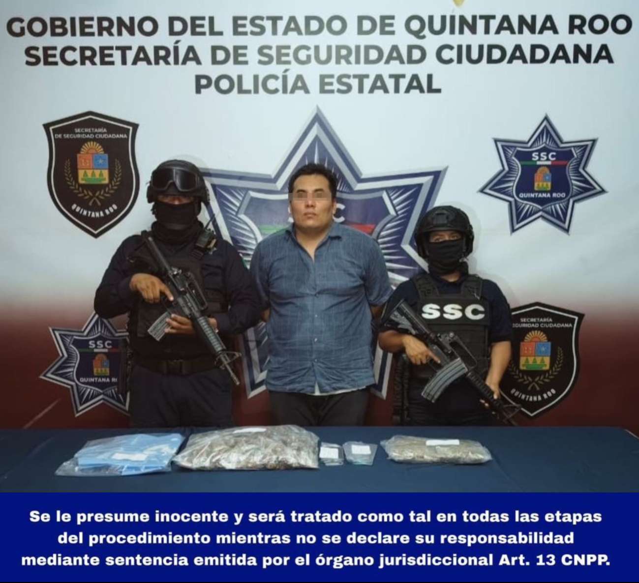 Cae presunto narcomenudista en fraccionamiento Vista Real, en Cancún
