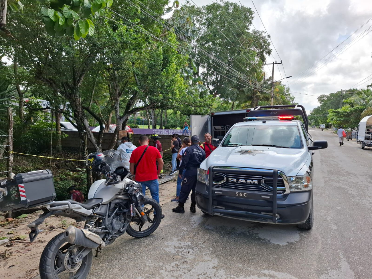 Autoridades confirmaron el fallecimiento del hombre una vez llegaron al lugar Autoridades confirmaron el fallecimiento del hombre una vez llegaron al lugar