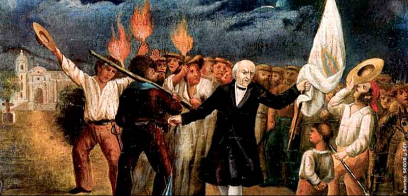Miguel hidalgo enalteció el estandarte de la virgen ante la falta de una bandera Miguel hidalgo enalteció el estandarte de la virgen ante la falta de una bandera