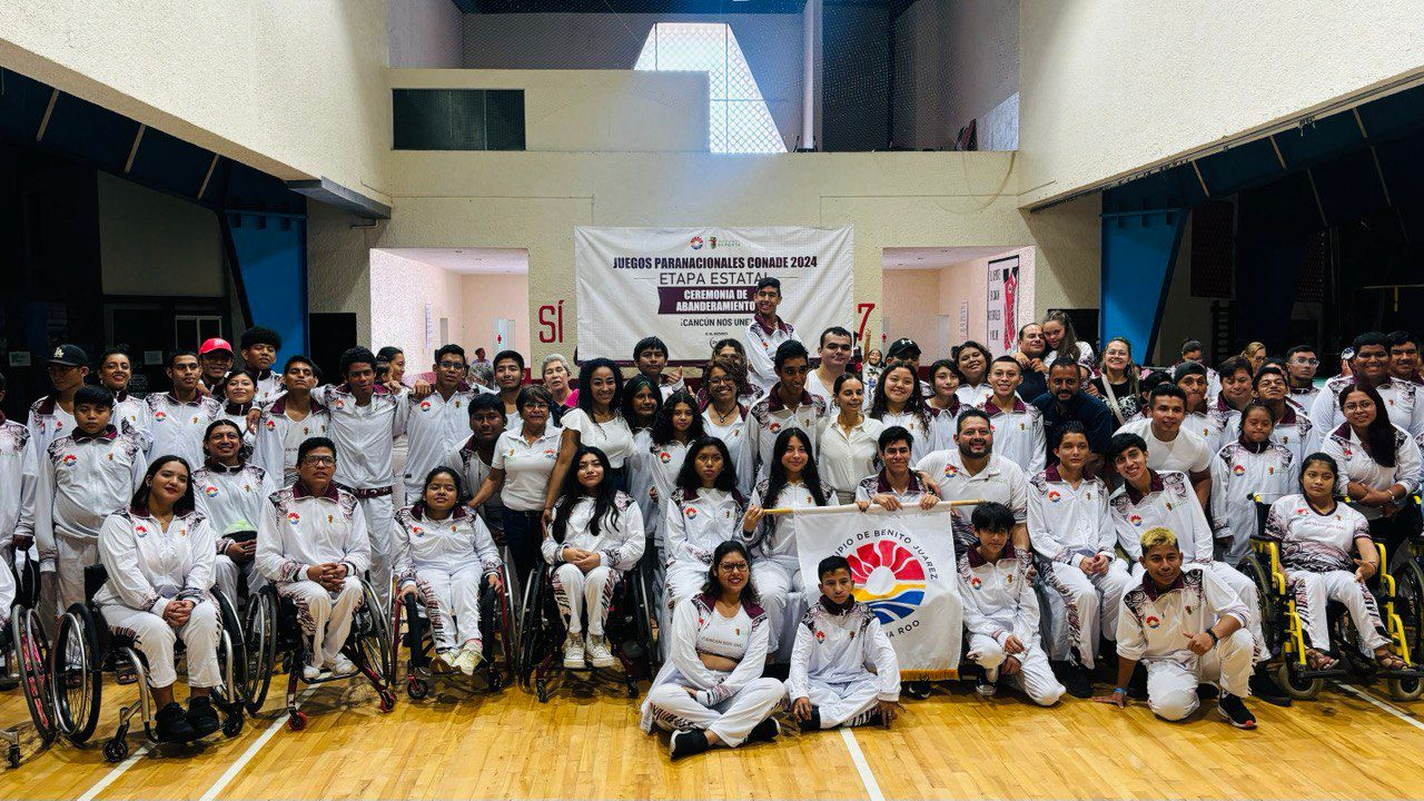 Paratletas de Quintana Roo como símbolo de representación en el Paranacional CONADE 2024 Paratletas de Quintana Roo como símbolo de representación en el Paranacional CONADE 2024