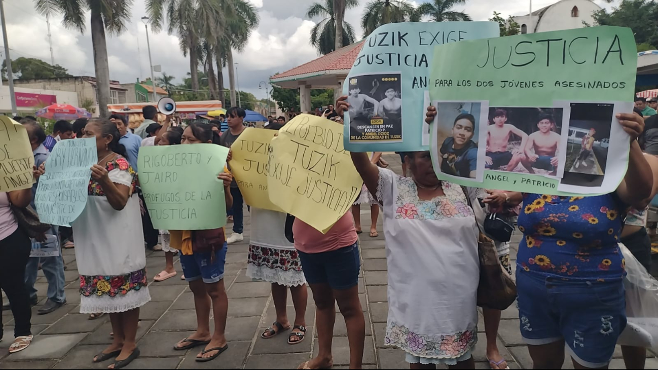 Familiares de los dos jóvenes asesinados en Felipe Carrillo Puerto siguen pidiendo justicia Familiares de los dos jóvenes asesinados en Felipe Carrillo Puerto siguen pidiendo justicia