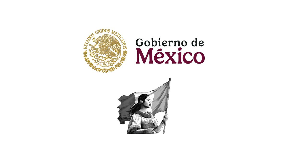 La imagen muestra a la joven ondeando la bandera de México, simbolizando esperanza y futuro La imagen muestra a la joven ondeando la bandera de México, simbolizando esperanza y futuro
