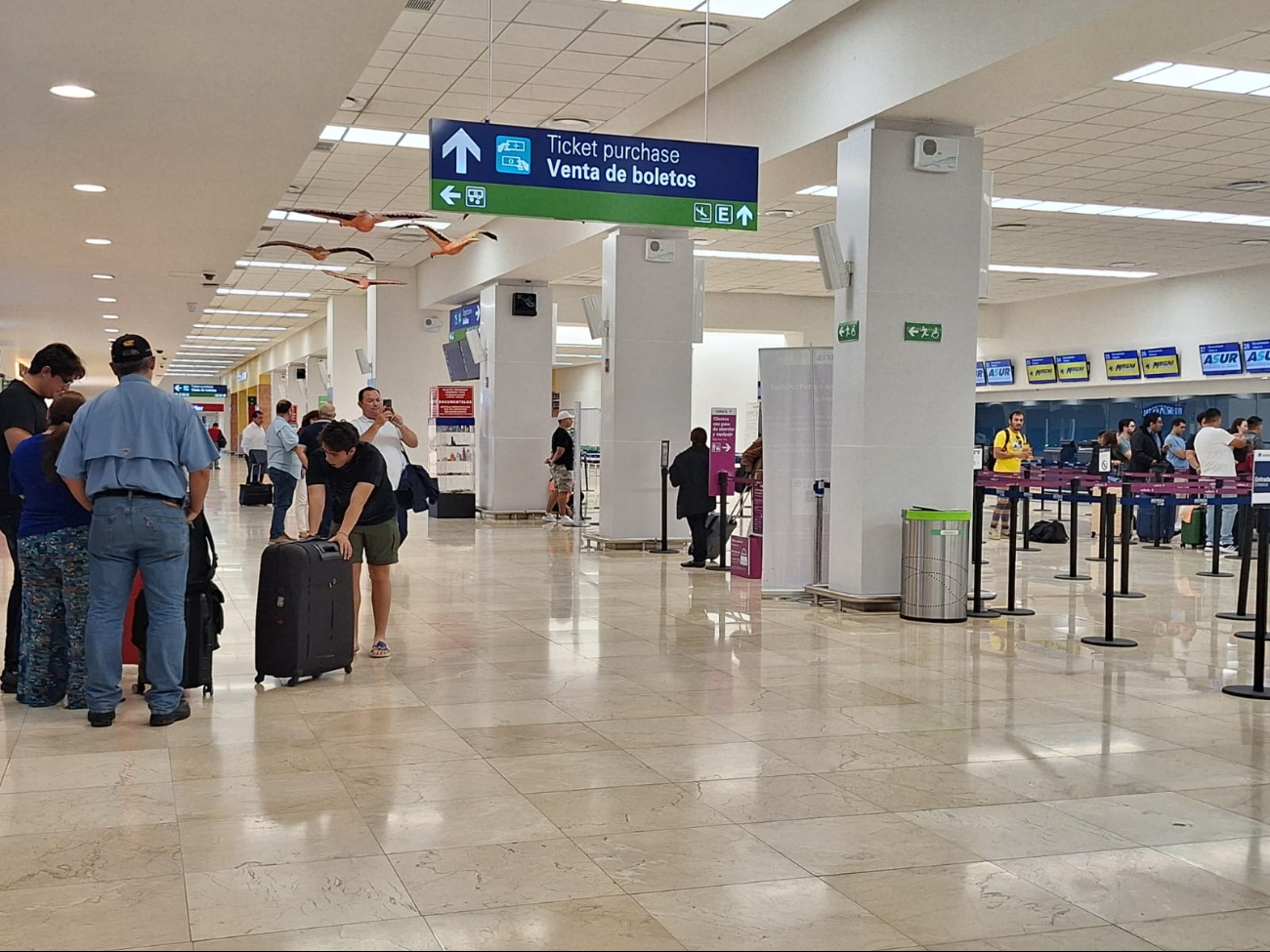 Las operaciones de vuelos en el aeropuerto de Mérida se mantienen con normalidad Las operaciones de vuelos en el aeropuerto de Mérida se mantienen con normalidad
