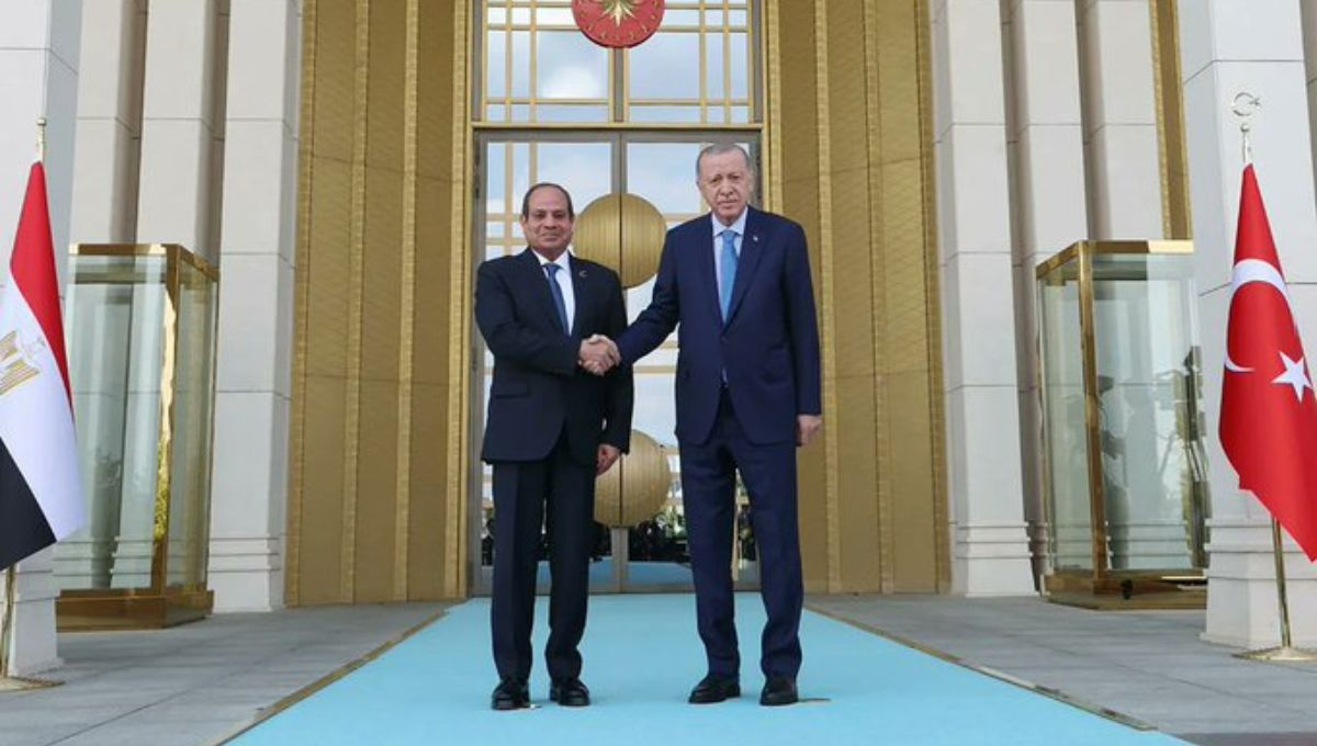 Los presidentes de Egipto, Abdelfatah al Sisi y el de Turquía, Recep Tayyip Erdogan, se reúnen en Ankara Los presidentes de Egipto, Abdelfatah al Sisi y el de Turquía, Recep Tayyip Erdogan, se reúnen en Ankara