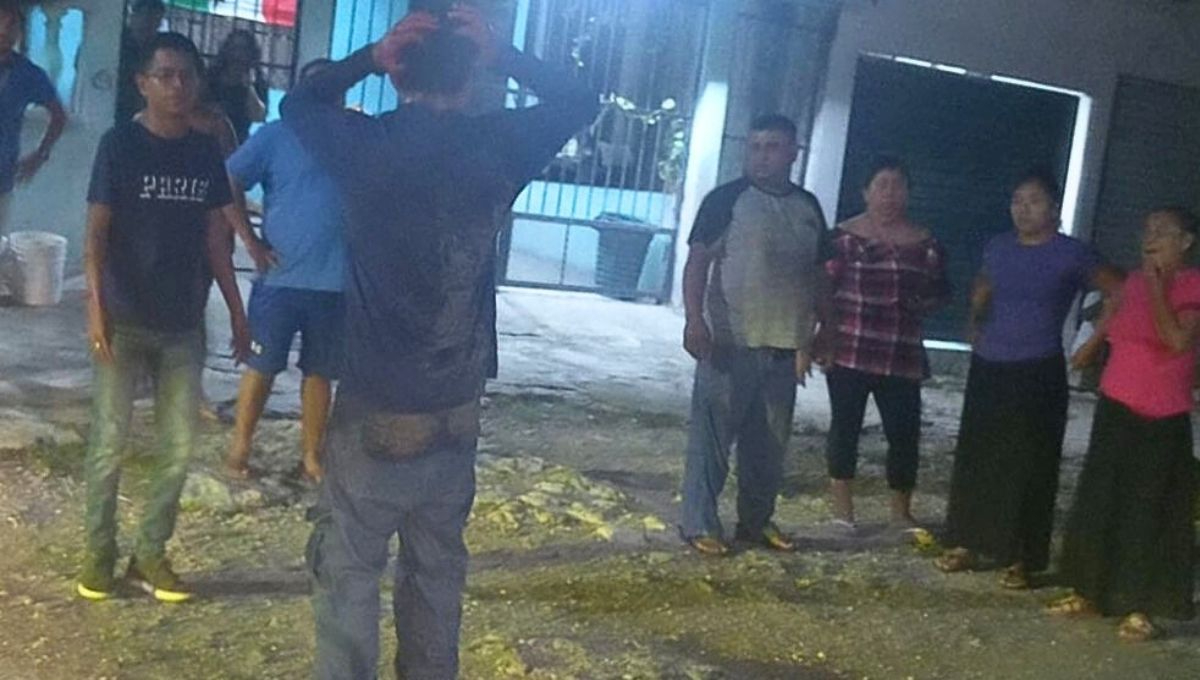 Intentan linchar a presunto ladrón en Cancún