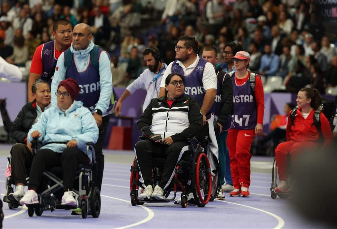 Gilda Cota Vera quedó en segundo lugar en impulso de bala en París 2024 Gilda Cota Vera quedó en segundo lugar en impulso de bala en París 2024