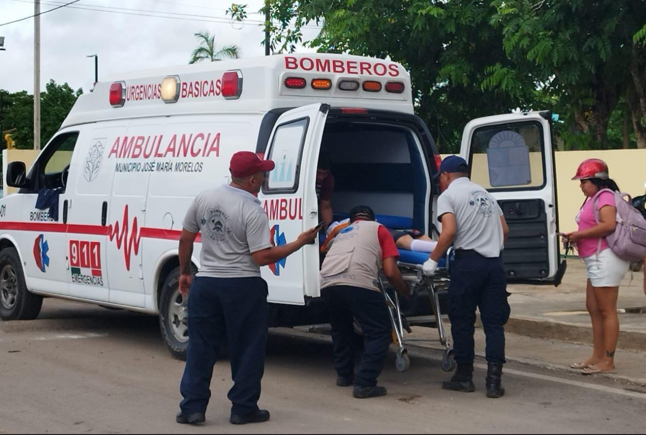Estudiante de Bachilleres sufre convulsiones y se desmaya  en  José María Morelos