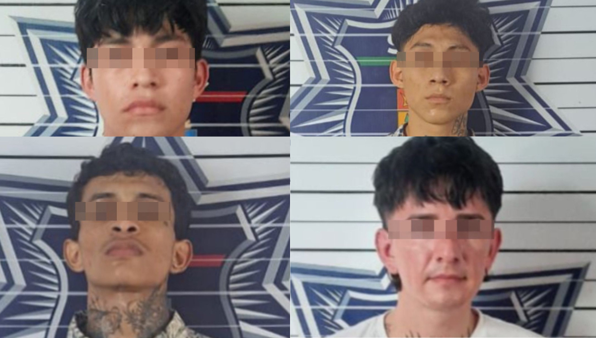 Fueron detenidos Luis N, Said N, Jesús N y otro joven de nombre Jesús por posesión de drogas Fueron detenidos Luis N, Said N, Jesús N y otro joven de nombre Jesús por posesión de drogas