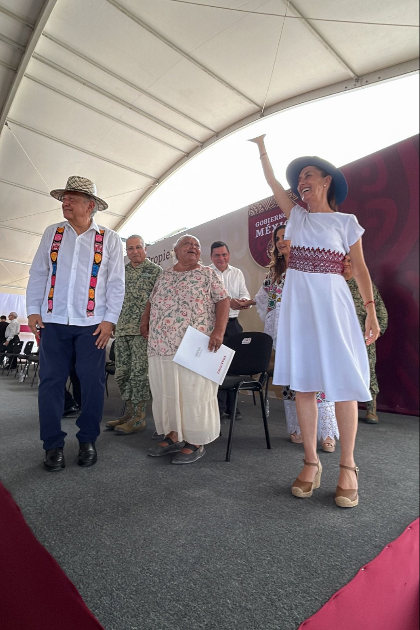 Visita de Andrés Manuel López Obrador y Claudia Sheinbaum a Quintana Roo Visita de Andrés Manuel López Obrador y Claudia Sheinbaum a Quintana Roo