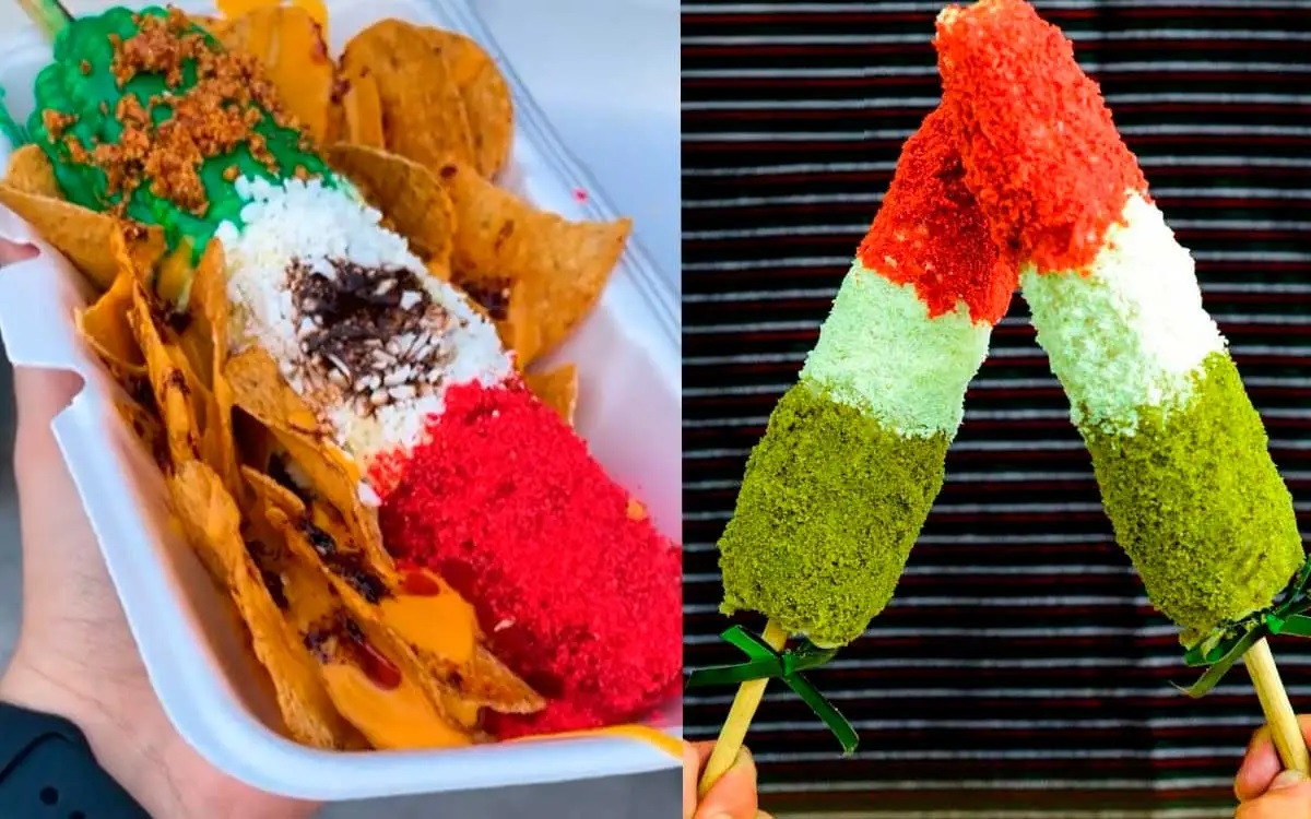 Crean 'Elote tricolor' por Fiestas Patrias en México