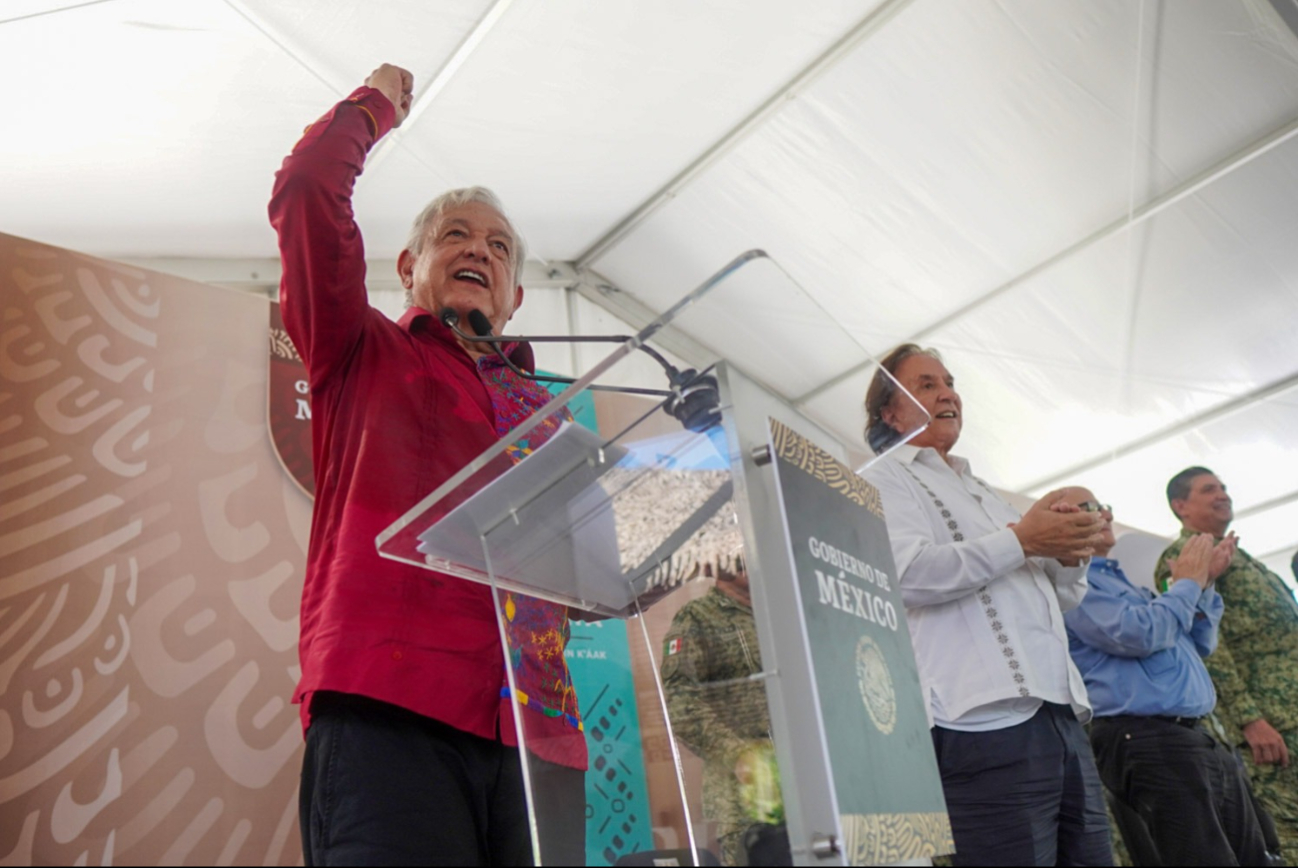 AMLO concluye con éxito su gira en Quintana Roo AMLO concluye con éxito su gira en Quintana Roo