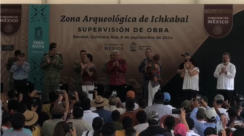 La presidenta Claudia Sheinbaum Pardo prometió seguir el legado una vez esté en la presidencia La presidenta Claudia Sheinbaum Pardo prometió seguir el legado una vez esté en la presidencia