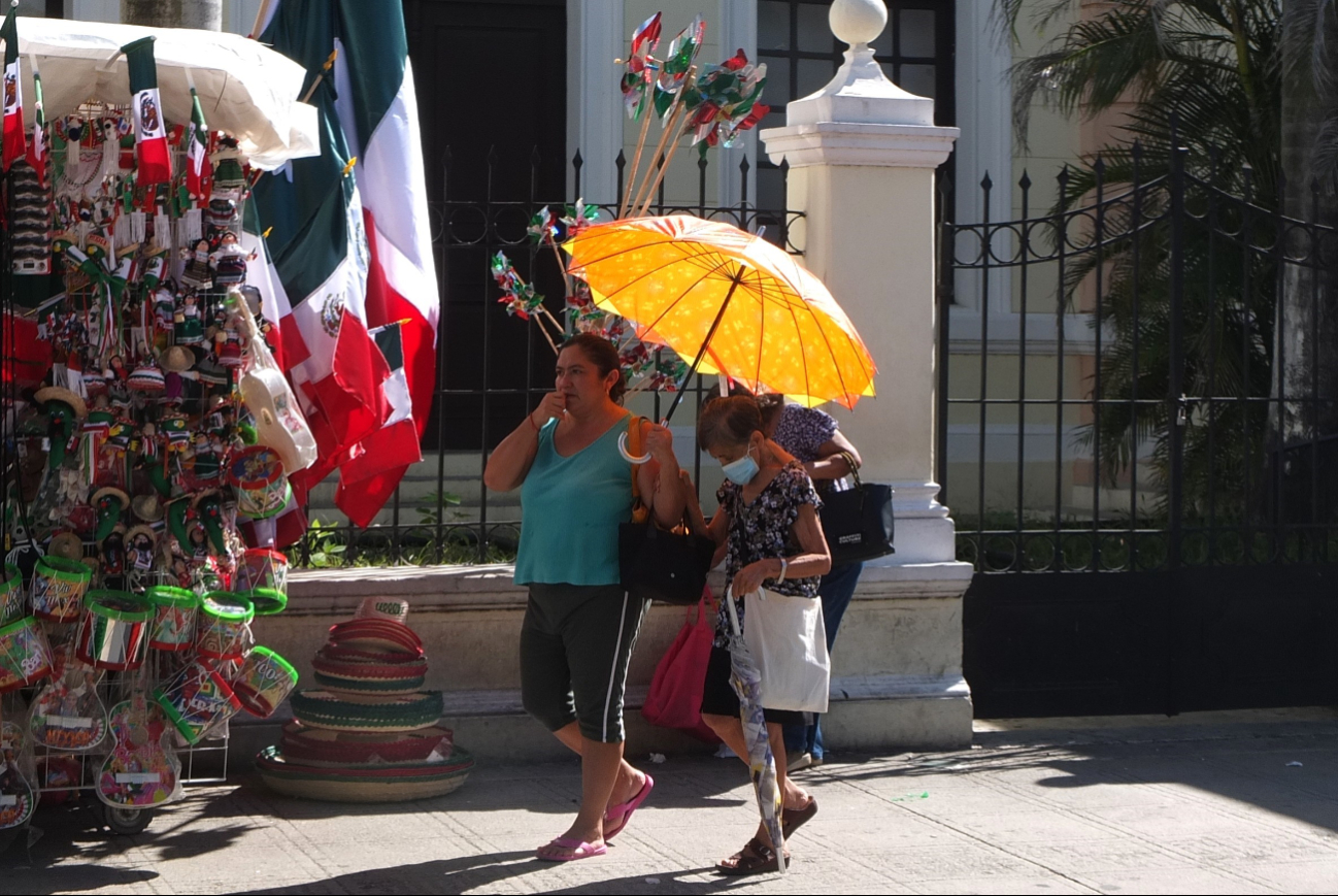 Según el pronóstico del Ciafeme, para Mérida las temperaturas máximas estarán entre los 33 y 35 grados,