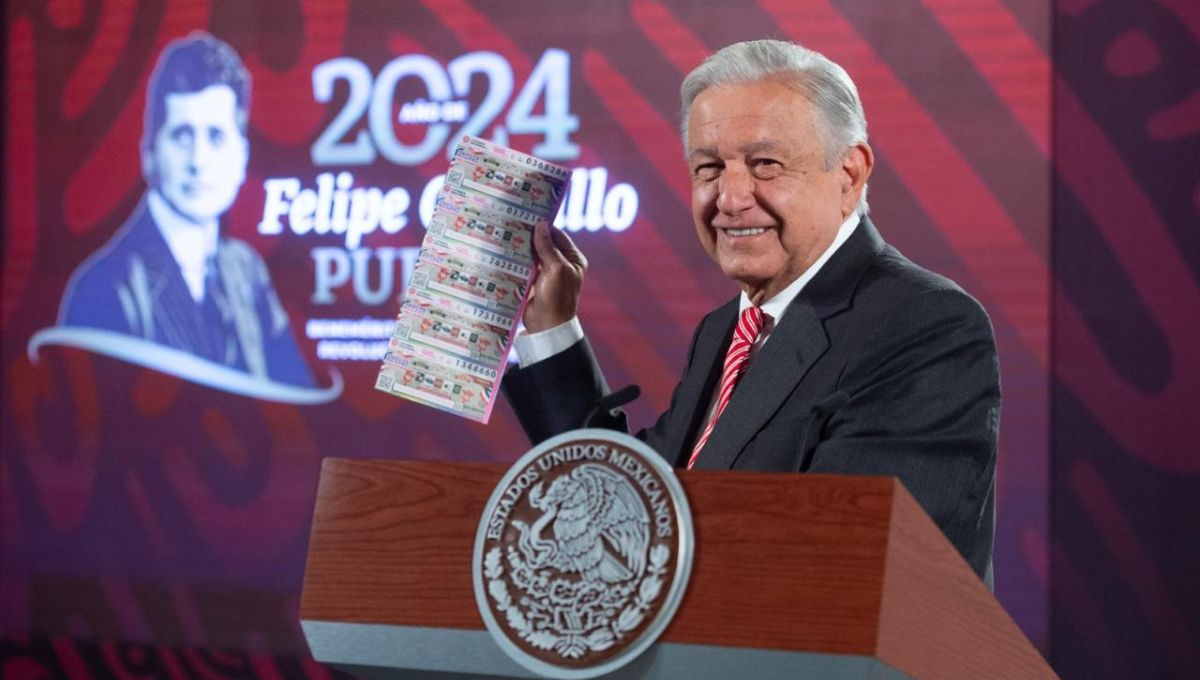 Presidente López Obrador invita a participar en el Gran Sorteo Especial de la Lotería Nacional del 15 de septiembre