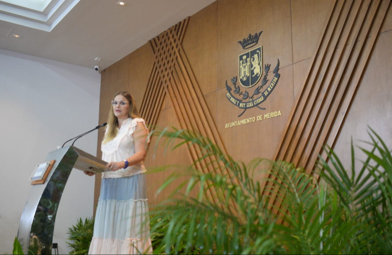 Cecilia Patrón dio a conocer los trabajos de esta semana en Mérida