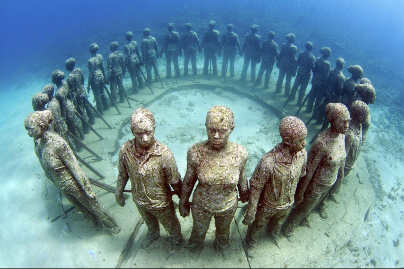 Museo subacuático en Quintana Roo, un paraíso bajo el agua