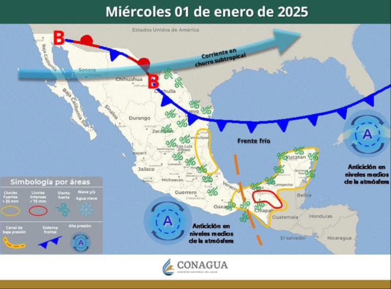 Conagua reveló el clima para ambas fechas, además de recordar tomar las precauciones al salir