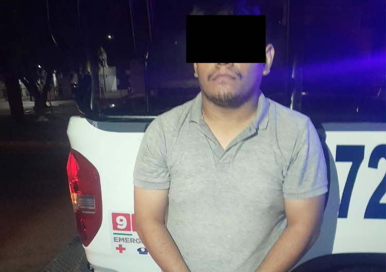 Detienen a conductor y recuperan automóvil robado en la capital campechana