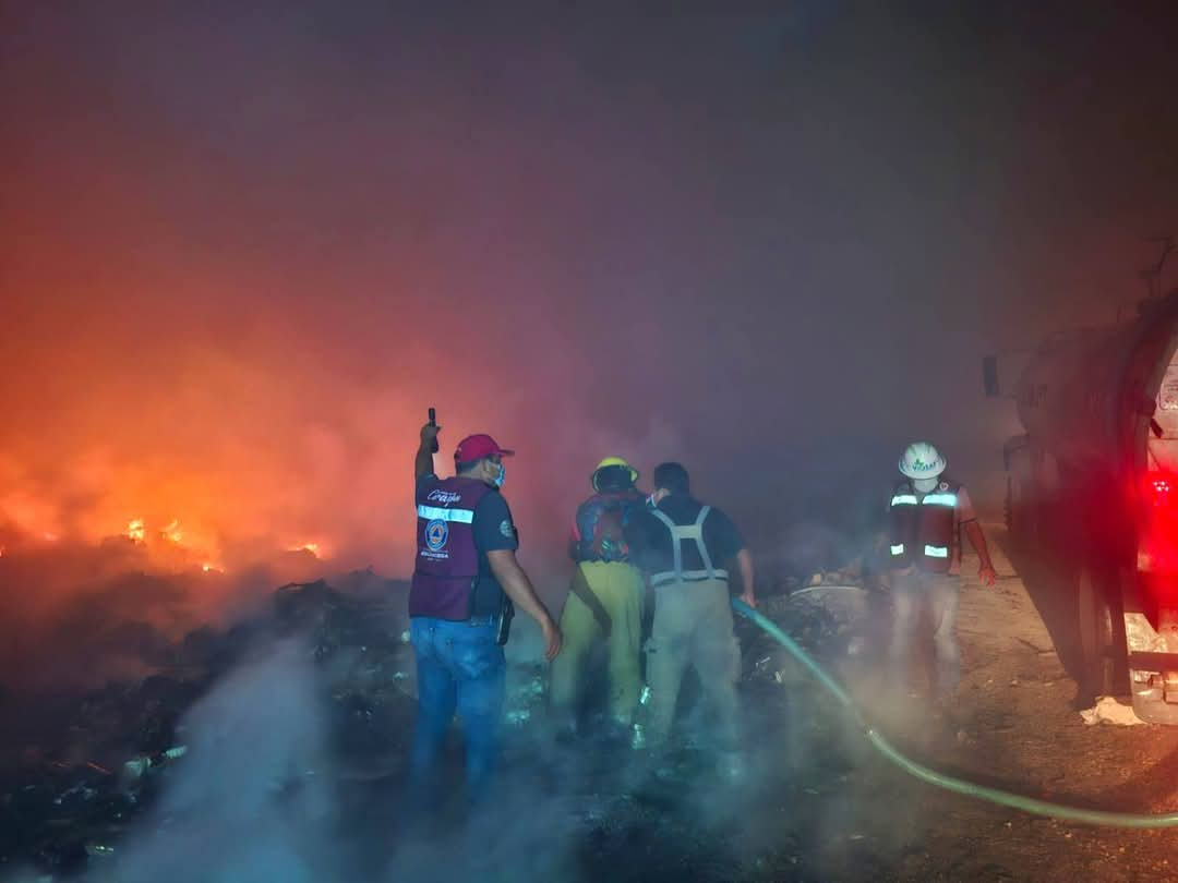 Dos incendios marcaron el Fin de Año en Escárcega