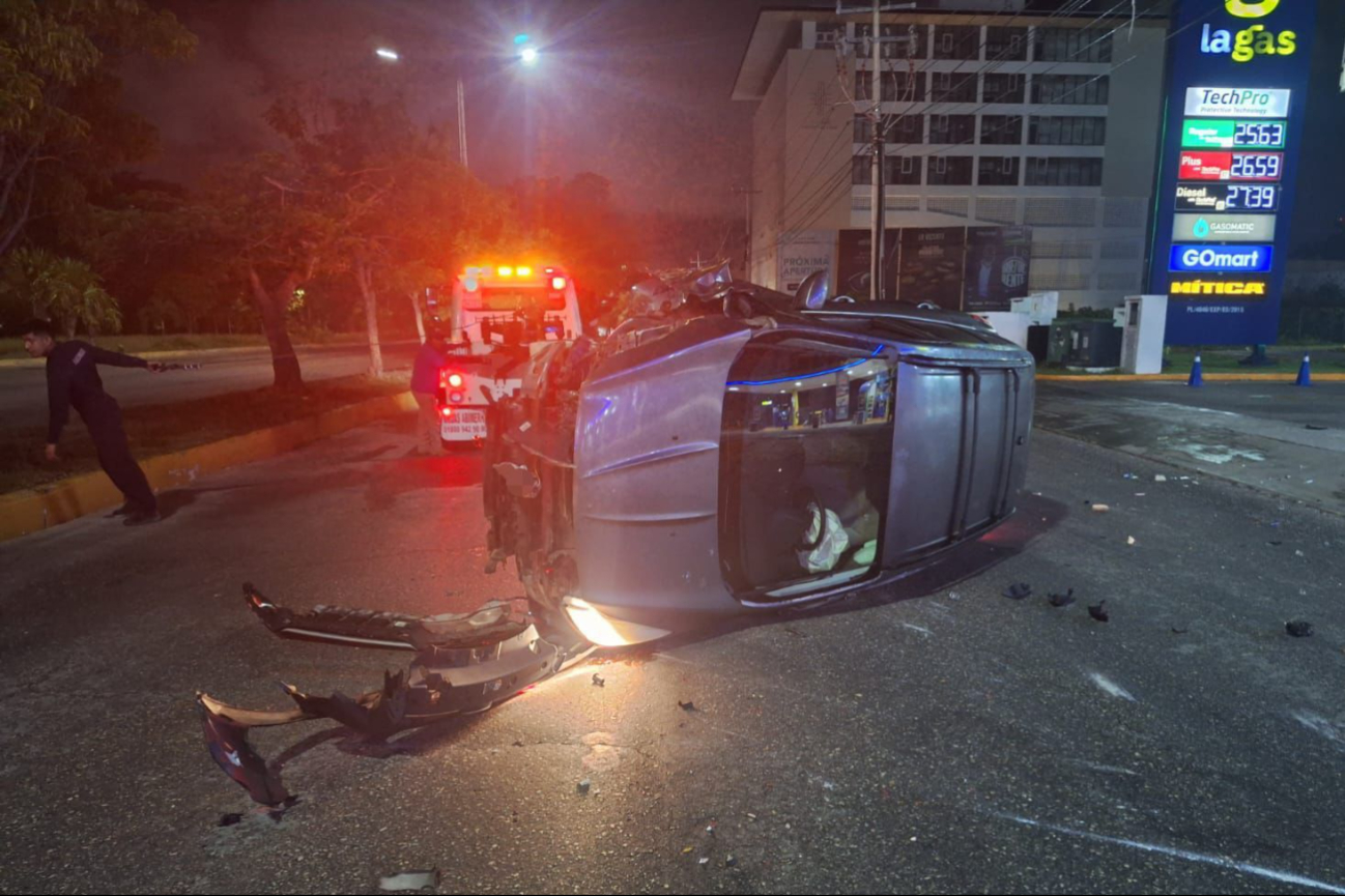 Inician el año con choques: Reportan cinco accidentes en diferentes puntos de Cancún