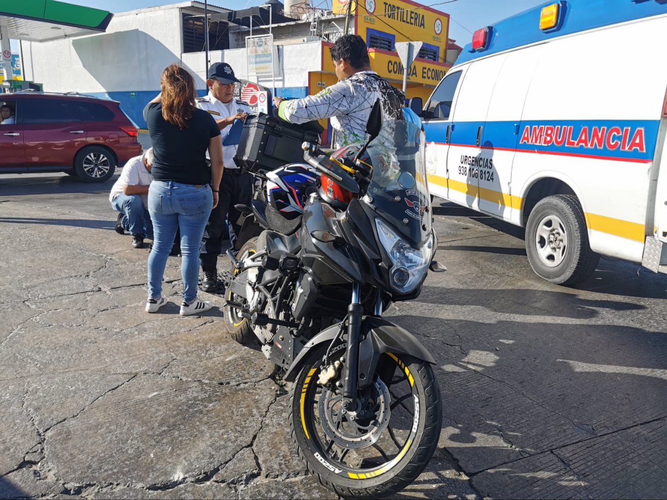 Ambas unidades involucradas fueron llevadas al corralón municipal Ambas unidades involucradas fueron llevadas al corralón municipal