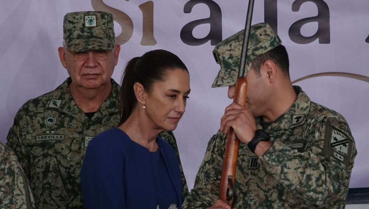 La Presidenta de México subrayó que el desarme es un paso esencial para combatir la violencia en el país La Presidenta de México subrayó que el desarme es un paso esencial para combatir la violencia en el país