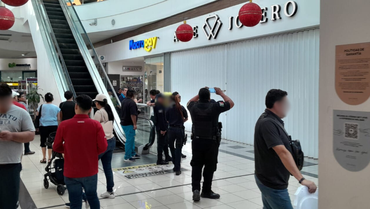 Asaltan joyería con arma de fuego en la Gran Plaza de Cancún