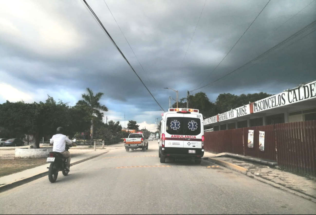 El SAMU y la SPSC acudieron al lugar y trasladaron al herido al hospital El SAMU y la SPSC acudieron al lugar y trasladaron al herido al hospital