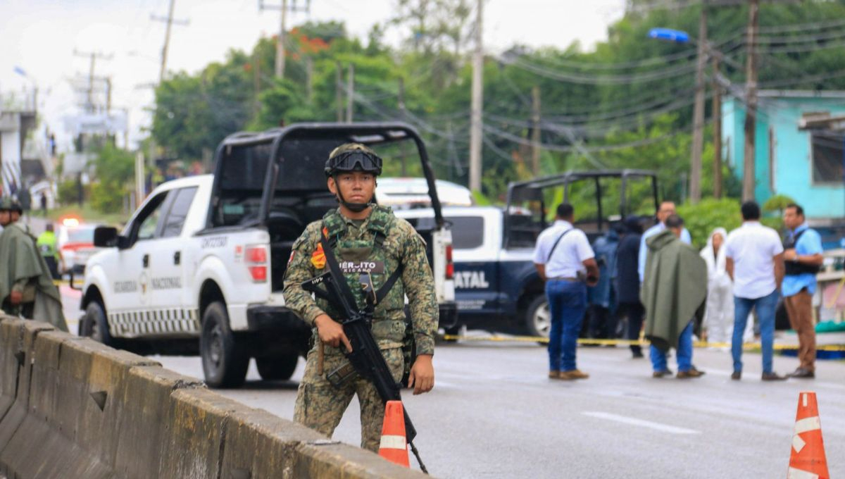 En la capital del estado, Villahermosa, se reportaron balaceras en la zona del velódromo de la Ciudad Deportiva