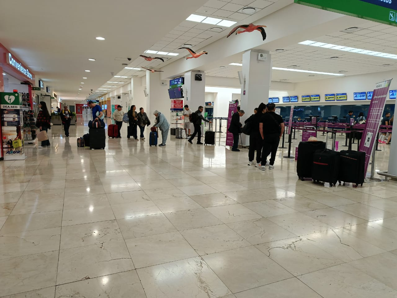 Las operaciones se mantienen con normalidad en el aeropuerto de Mérida Las operaciones se mantienen con normalidad en el aeropuerto de Mérida