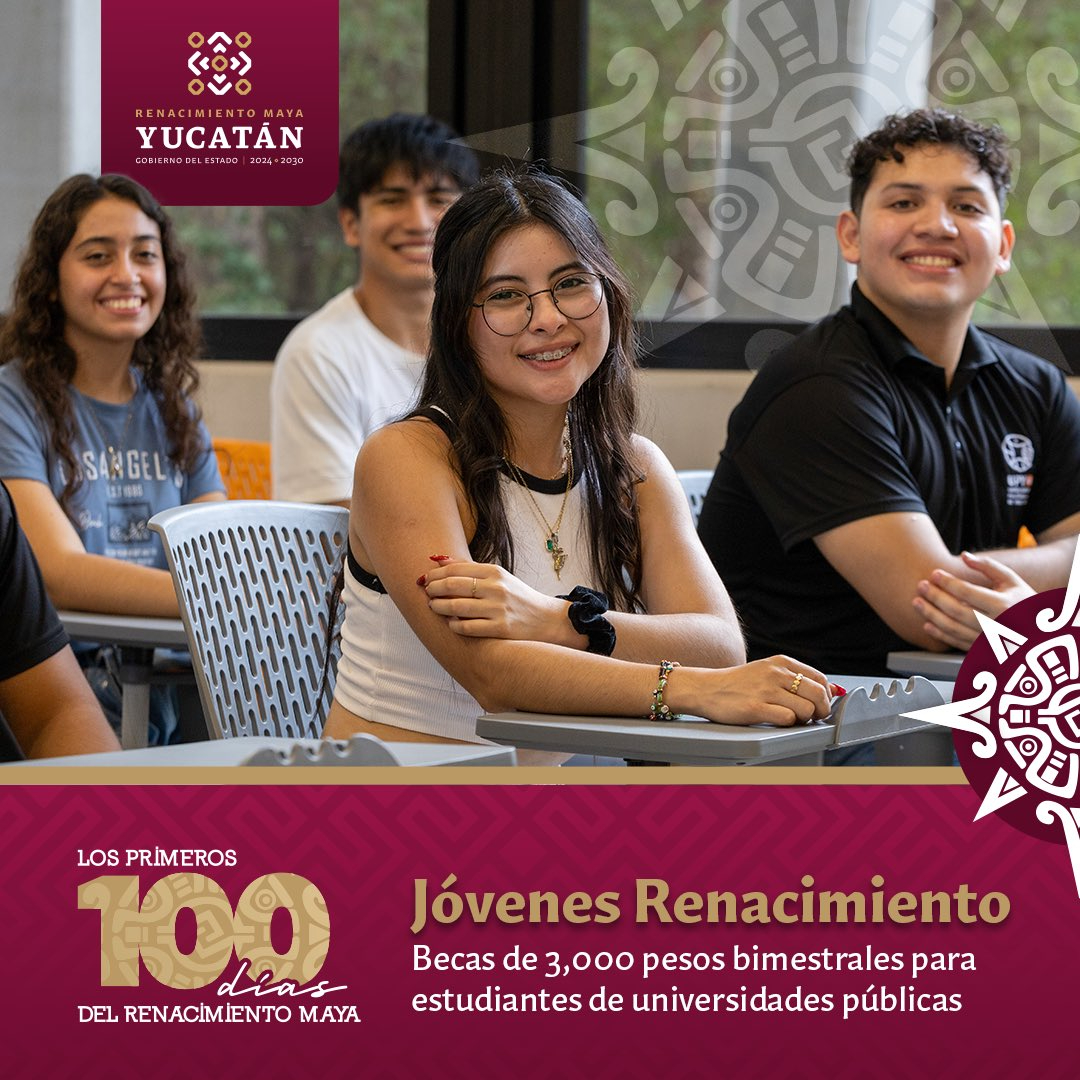 Programas de apoyo a jóvenes resaltan el trabajo del gobierno de Yucatán. Programas de apoyo a jóvenes resaltan el trabajo del gobierno de Yucatán.