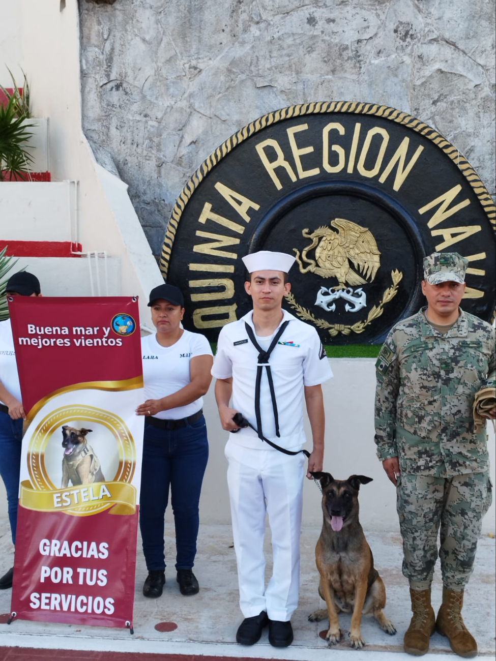 Durante la ceremonia, se mencionaron las 53 órdenes de operaciones que Estela realizó Durante la ceremonia, se mencionaron las 53 órdenes de operaciones que Estela realizó