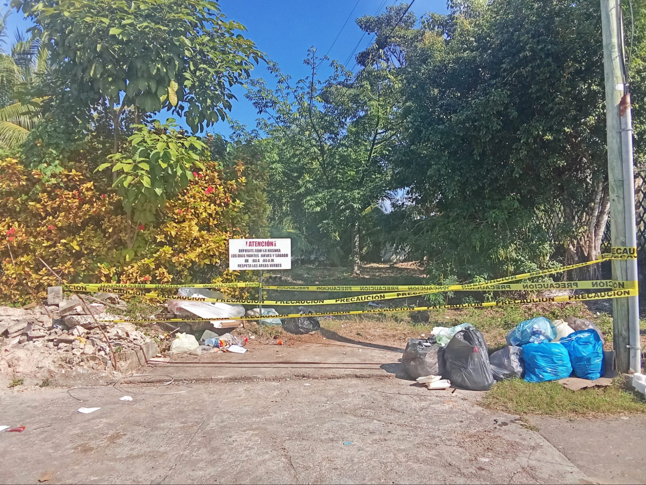 La zona terminó siendo resguardada por las autoridades. La zona terminó siendo resguardada por las autoridades.