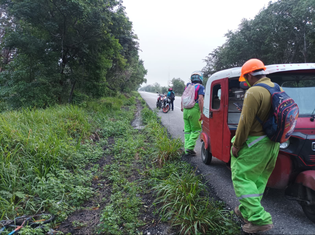 Encuentran cuerpo sin vida a la orilla de la carretera en Atasta,  Carmen