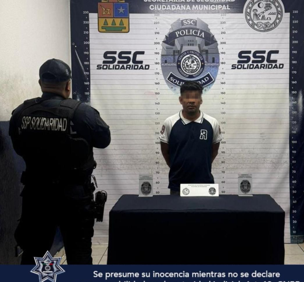 SSCM captura a veracruzano por ingresar ilegalmente a una vivienda en Playa del Carmen 