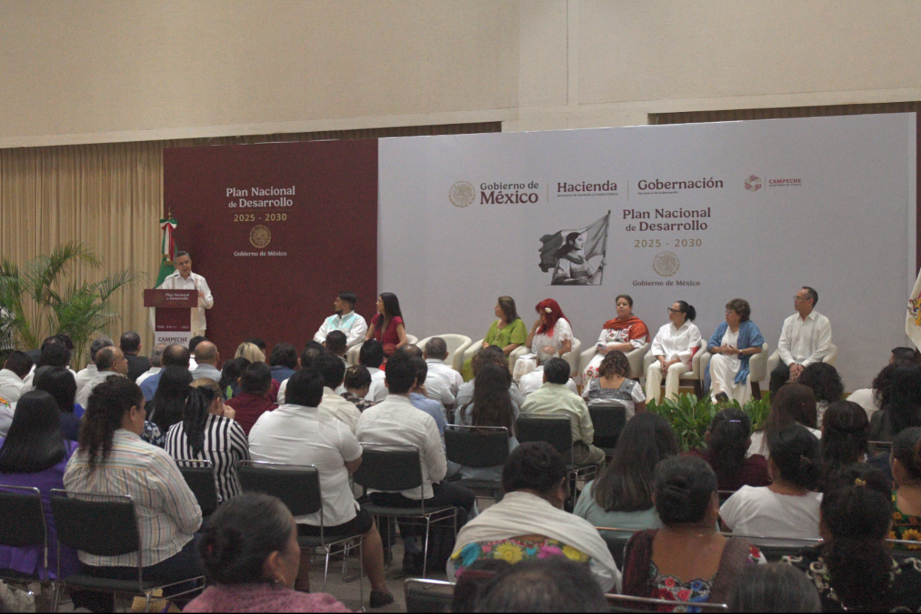 Subsecretario de gobierno Federal llama a una gobernanza democrática, en su visita a Campeche