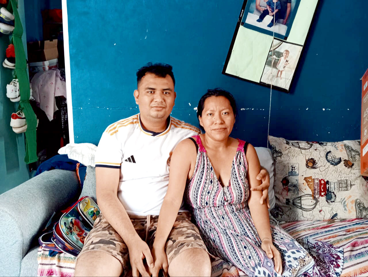 Roger Aquino y su esposa procuran mostrarse fuerte por sus hijos Roger Aquino y su esposa procuran mostrarse fuerte por sus hijos