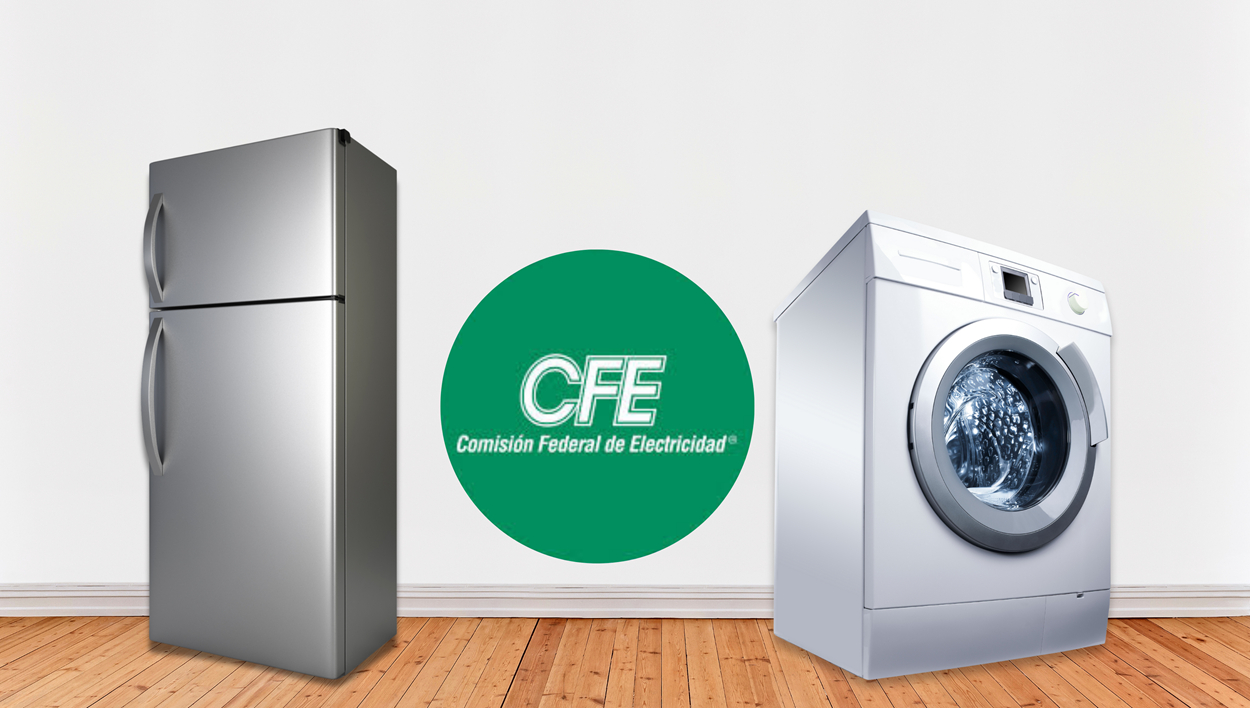 CFE ofrece el Programa ASI para renovar electrodomésticos como refrigeradores y lavadoras CFE ofrece el Programa ASI para renovar electrodomésticos como refrigeradores y lavadoras